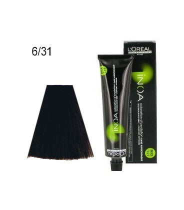 Inoa 6.31 dark golden ash blonde 60ml
