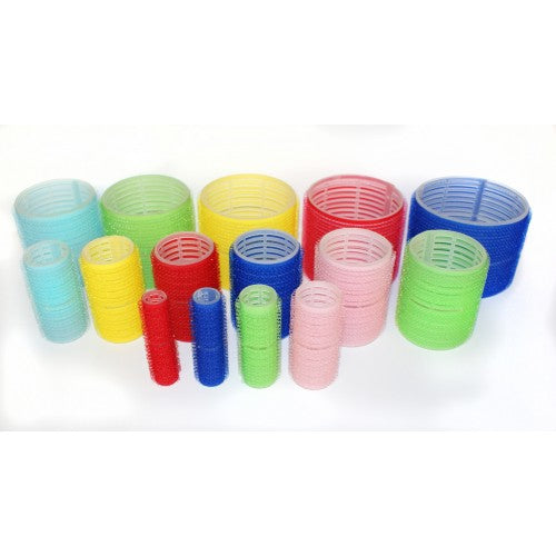 Cling Hair Rollers - Jumbo Red 70 mm x 6