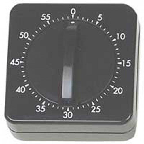 Standard mechanical timer black