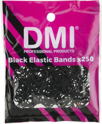 DMI Elastic Bands X 250 BLACK