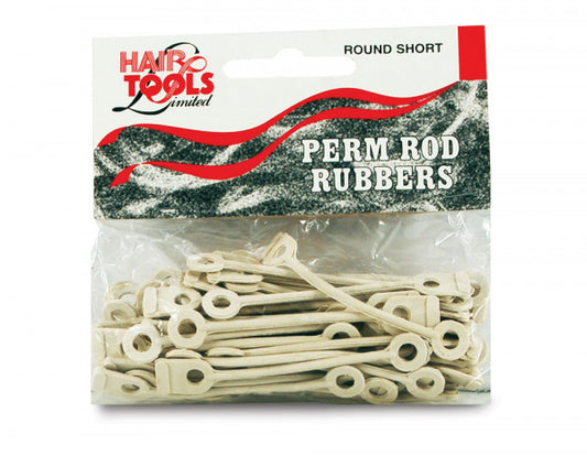 Hair Tools perm rod rubbers, short round (50)