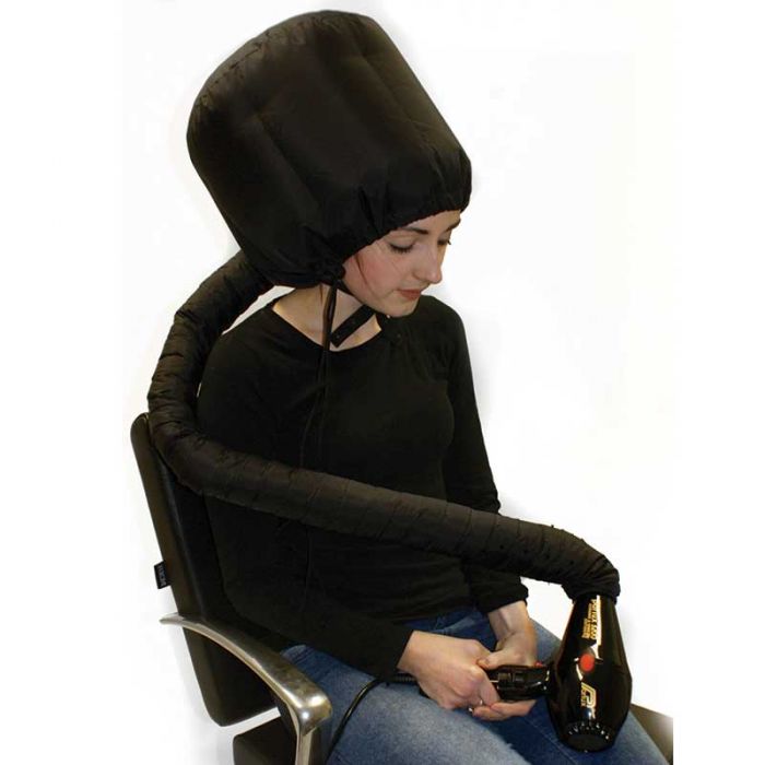Hair Tools Black Portable Hairdryer Hood