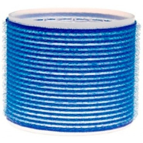 Cling Hair Rollers D/Blue 76 Mm X 6